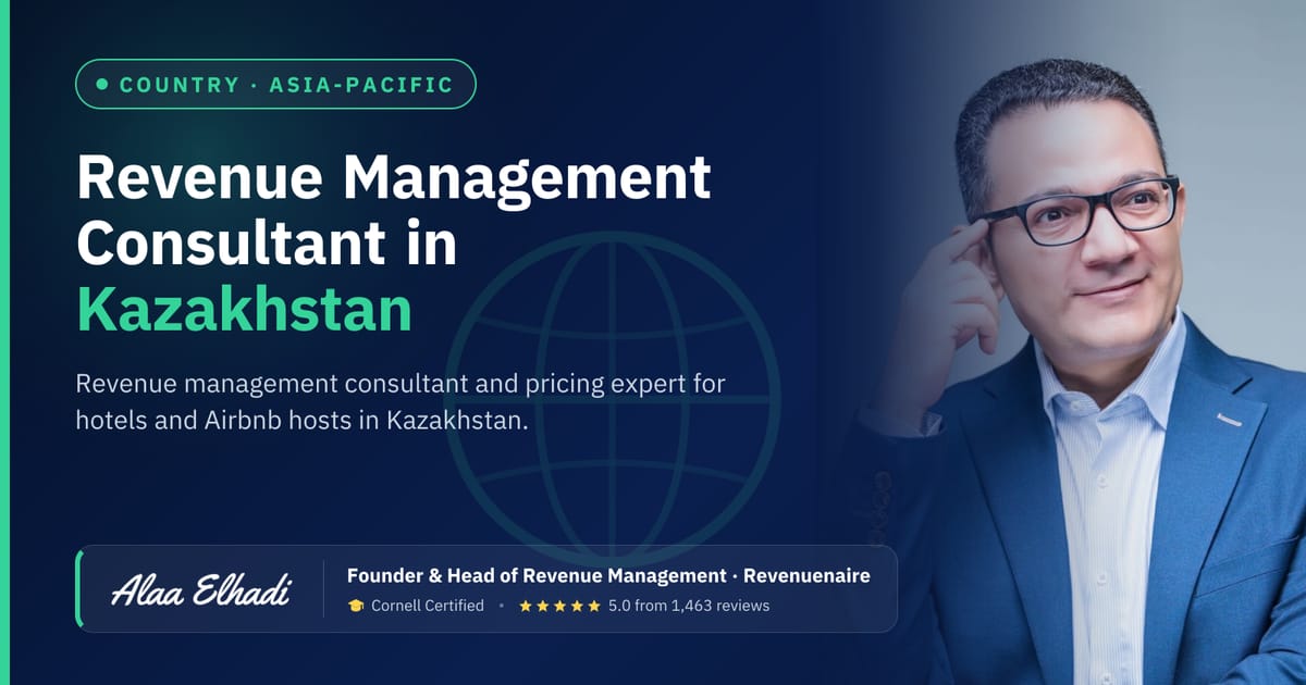 Revenue management consultant in Kazakhstan