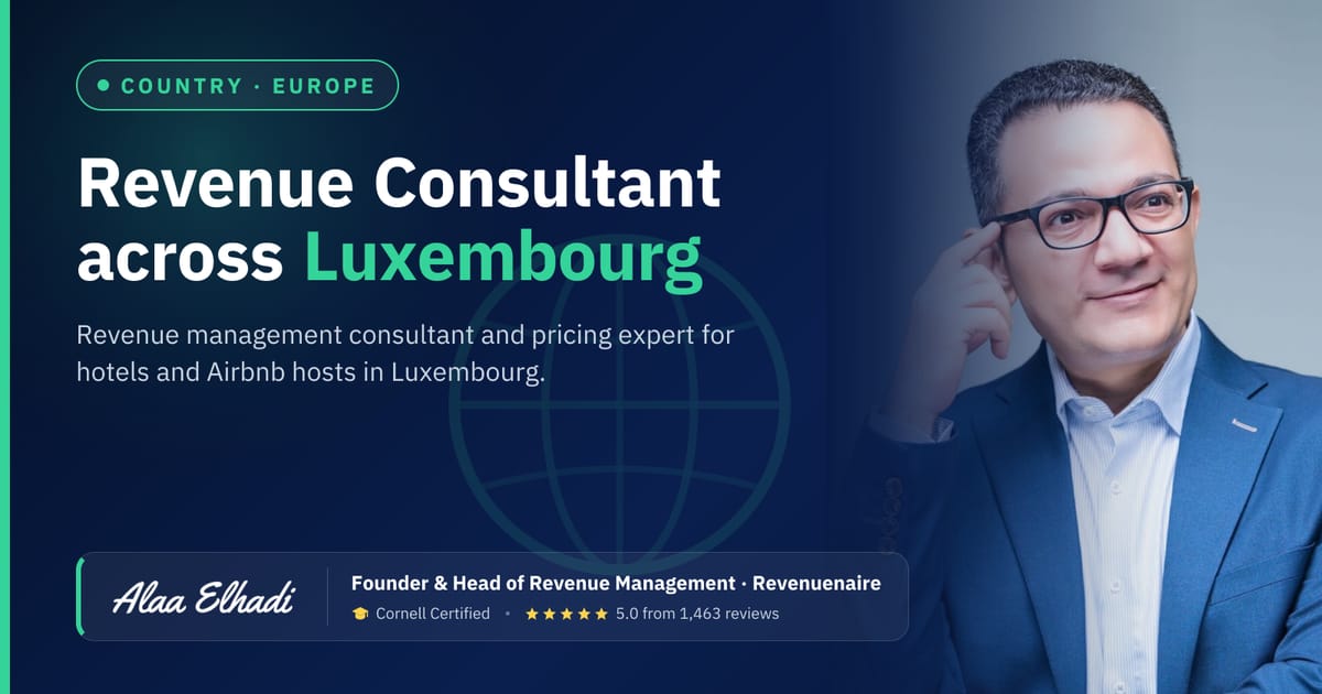 Revenue management consultant in Luxembourg