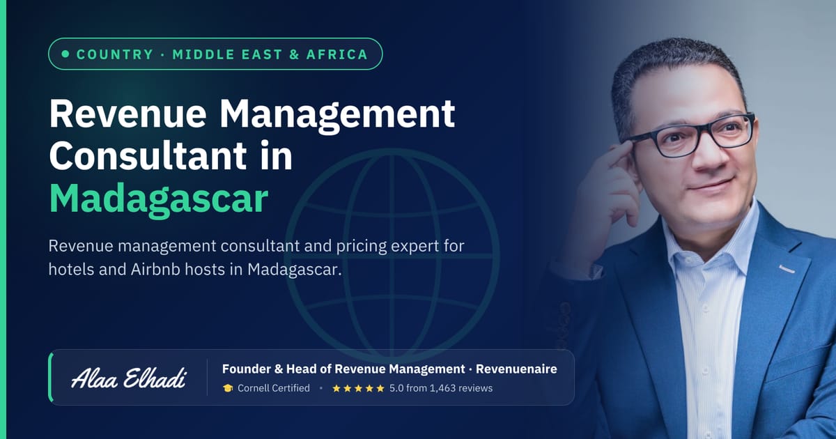 Revenue management consultant in Madagascar