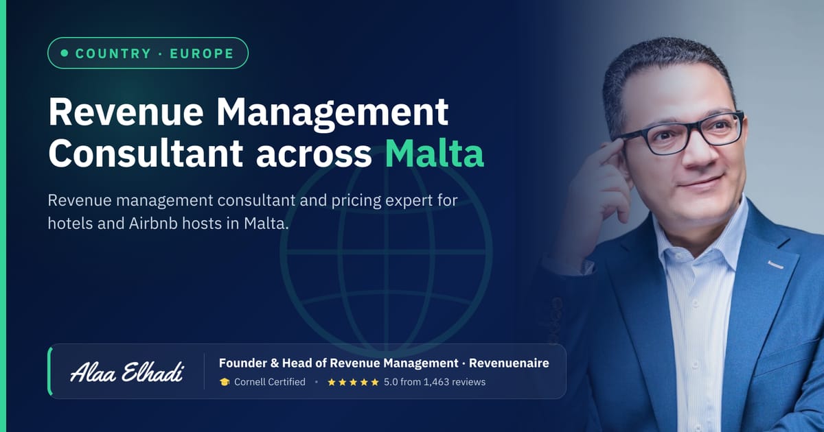 Revenue management consultant in Malta