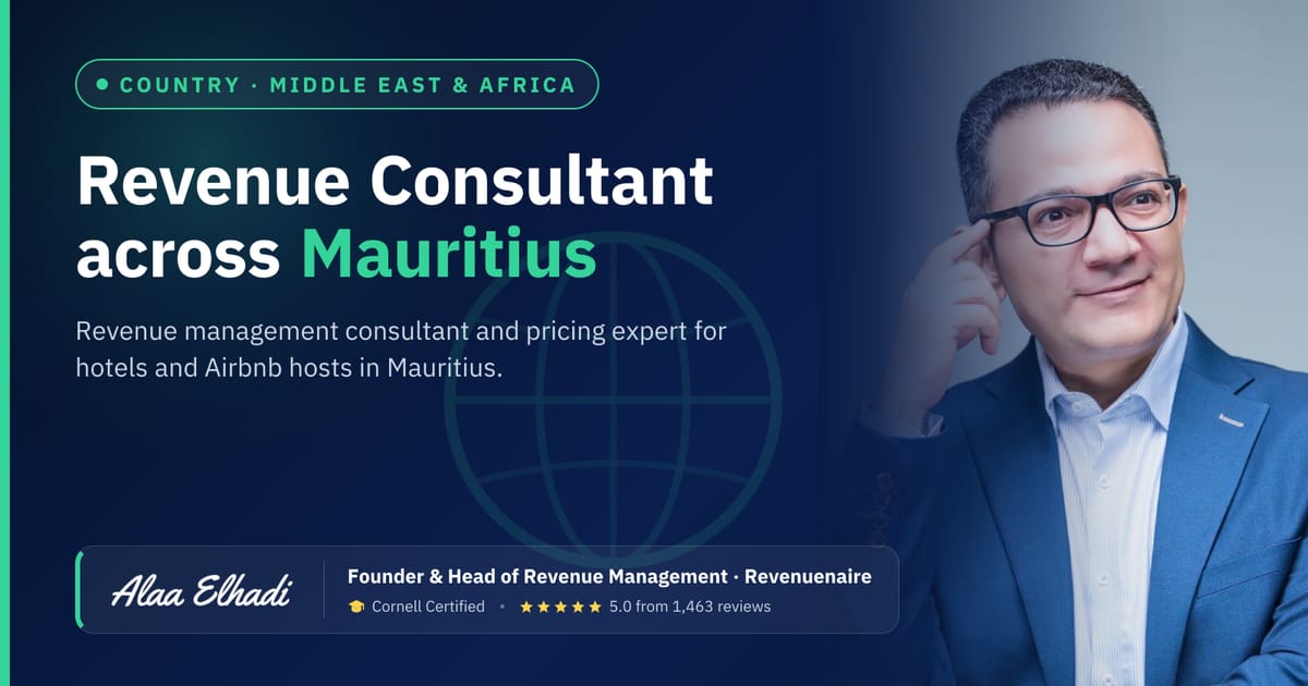 Revenue management consultant in Mauritius
