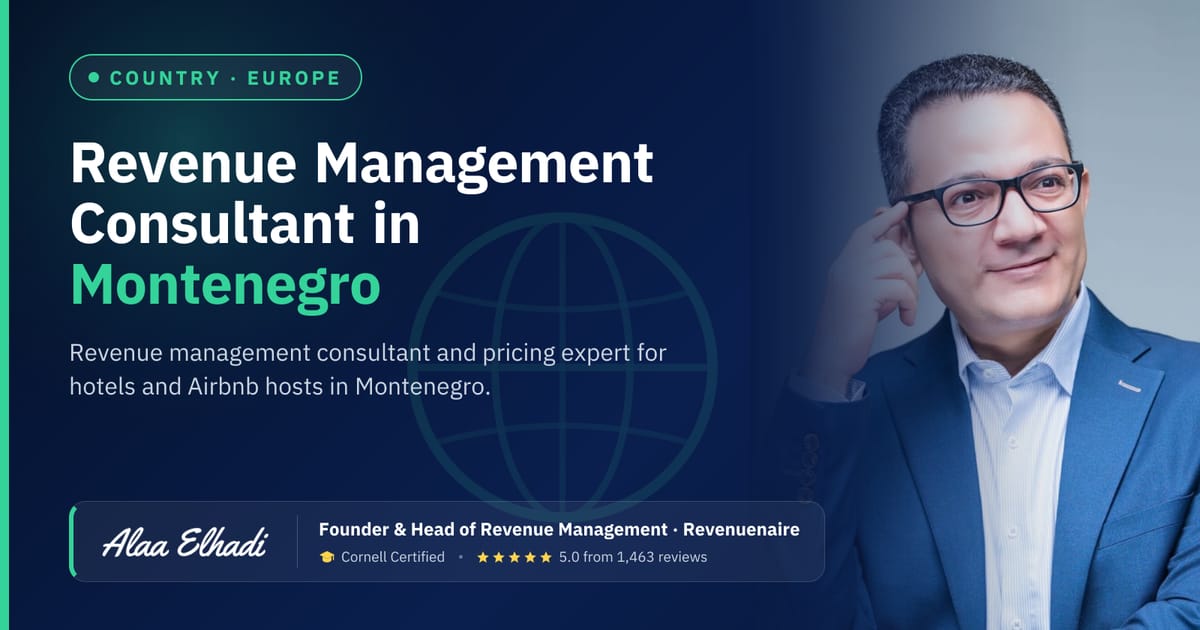 Revenue management consultant in Montenegro