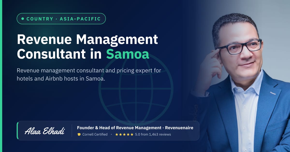 Revenue management consultant in Samoa