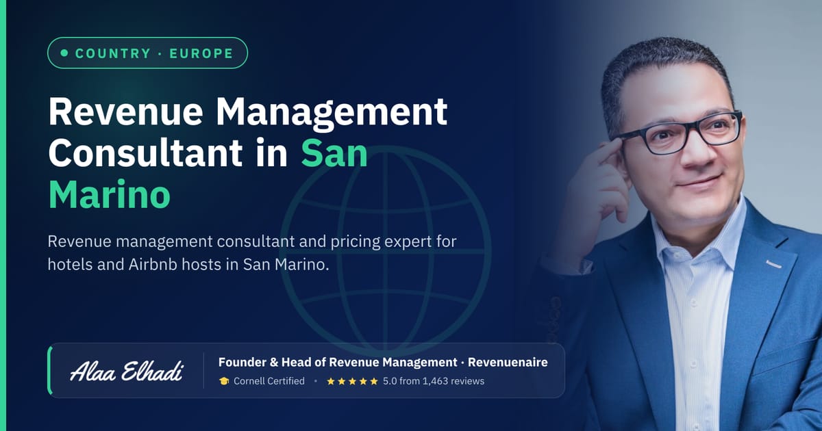 Revenue management consultant in San Marino