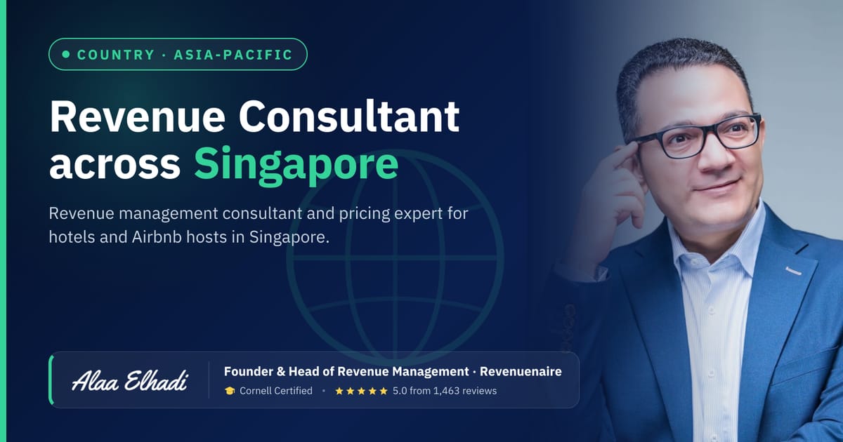 Revenue management consultant in Singapore