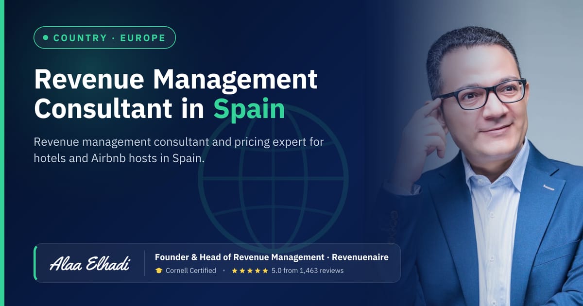 Revenue management consultant in Spain