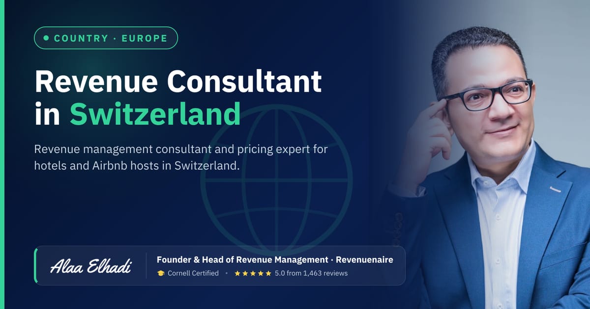 Revenue management consultant in Switzerland