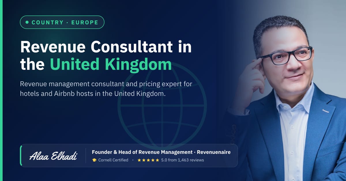 Revenue management consultant in United Kingdom