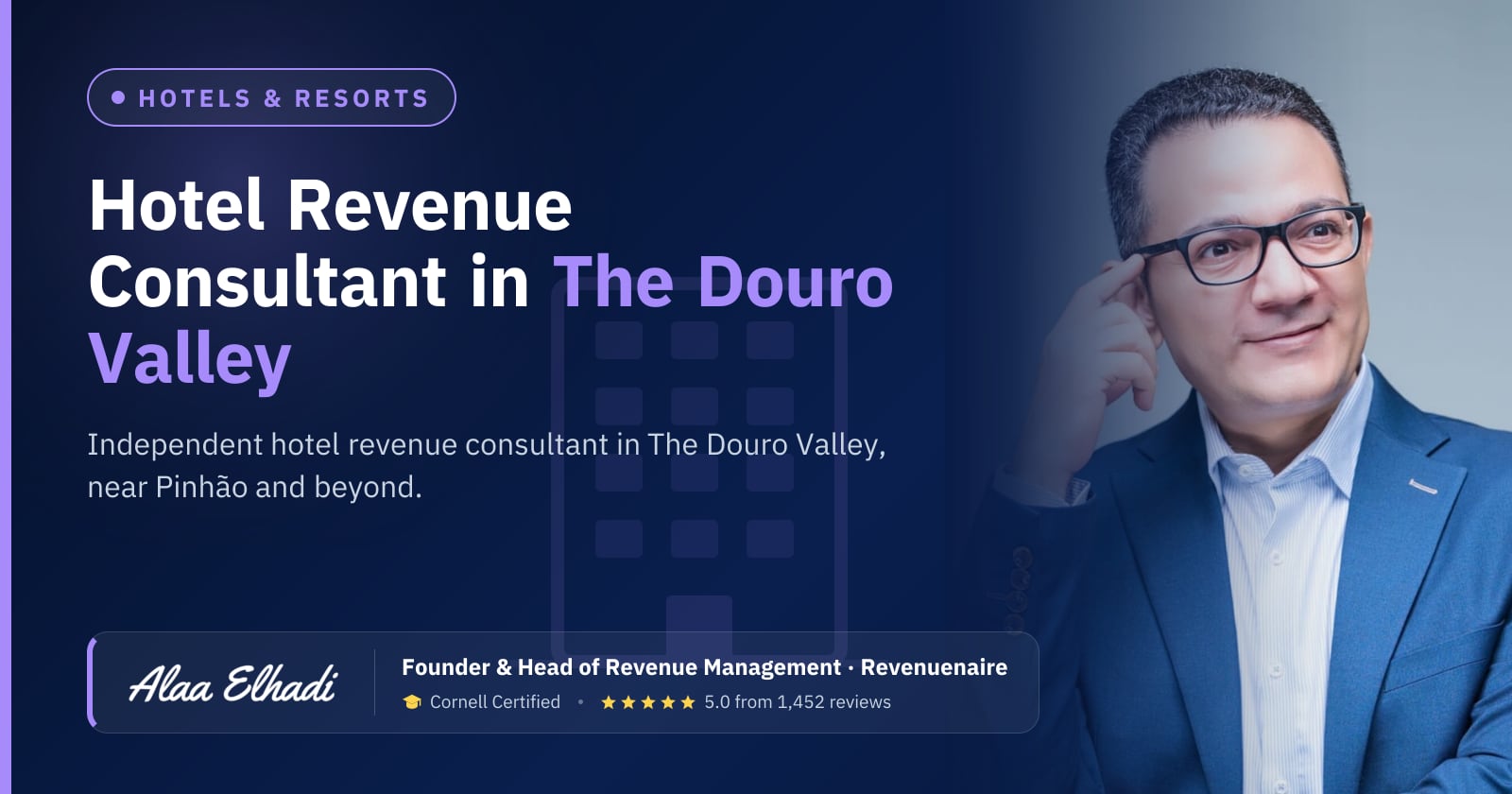 Hotel Revenue Management Consultant in The Douro Valley, Portugal