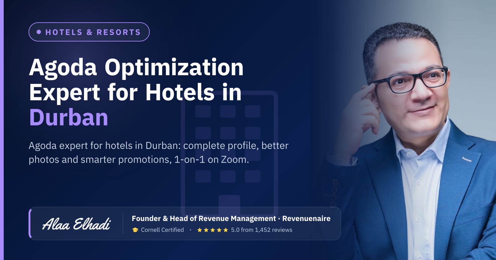 Agoda Optimization Expert for Hotels in Durban & KwaZulu-Natal, South Africa
