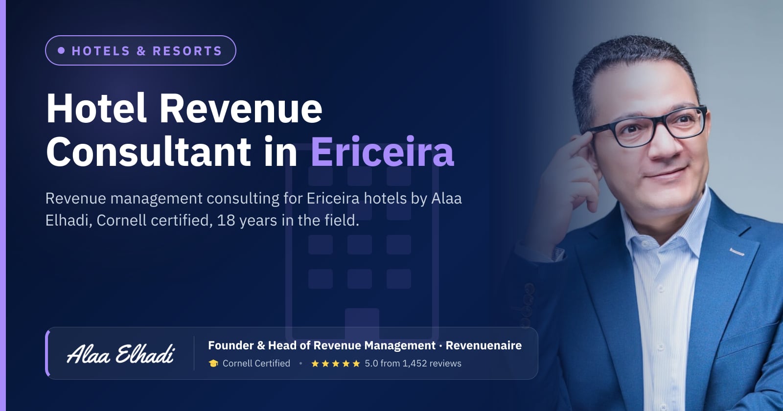 Hotel Revenue Management Consultant in Ericeira & the Silver Coast, Portugal