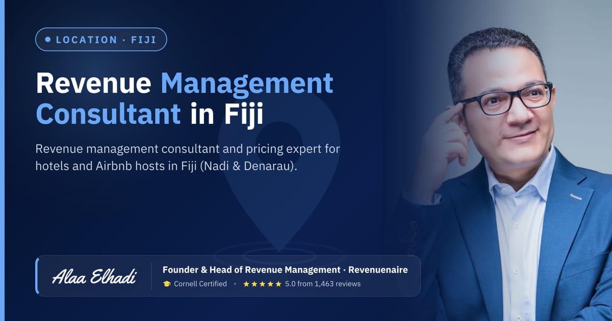 Revenue management consultant in Fiji (Nadi & Denarau), Fiji