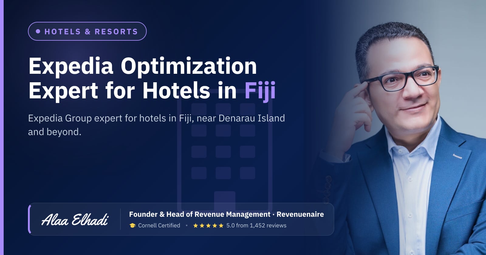 Expedia Optimization Expert for Hotels in Fiji (Nadi & Denarau), Fiji