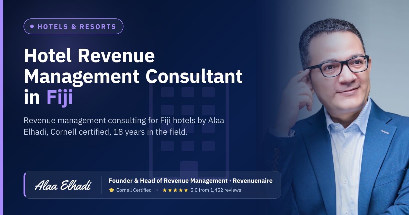 Hotel Revenue Management Consultant in Fiji (Nadi & Denarau), Fiji