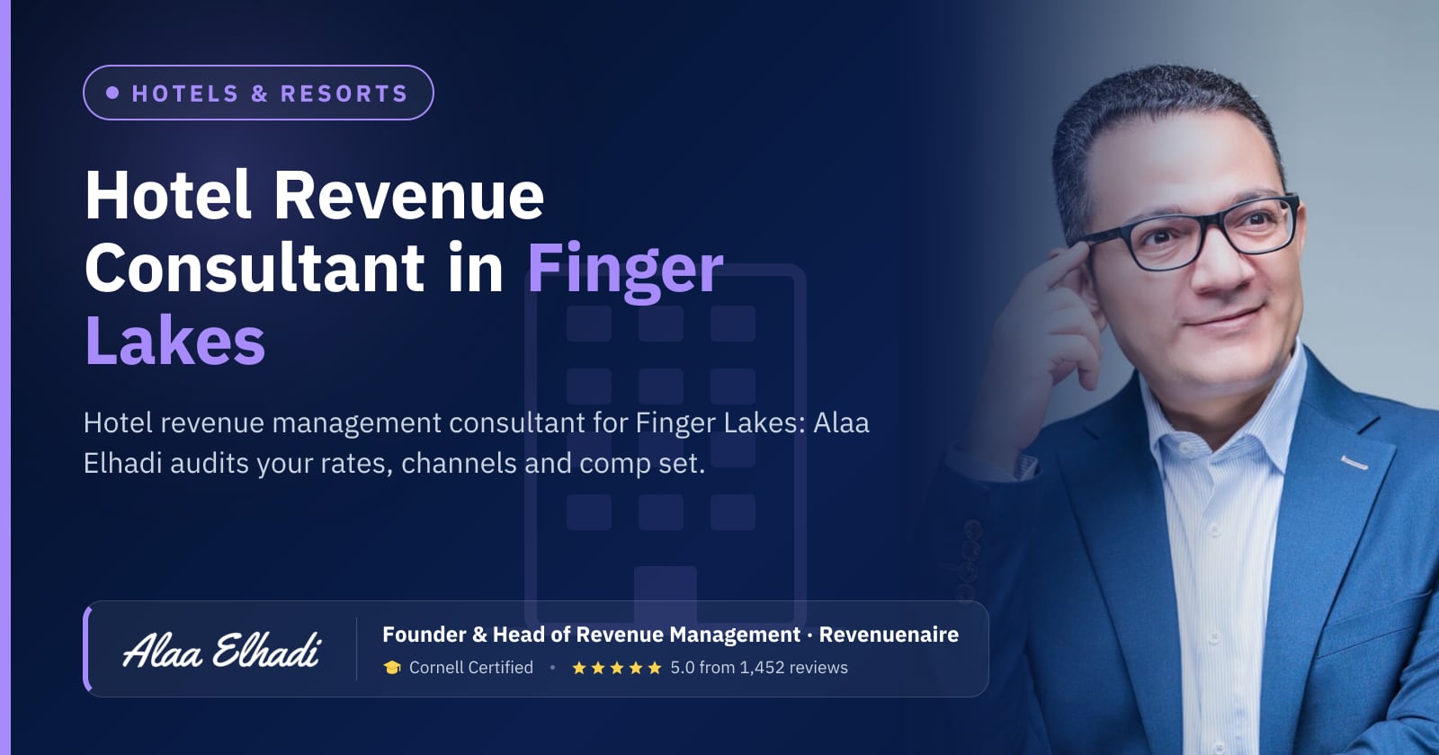 Hotel Revenue Management Consultant in Finger Lakes, United States