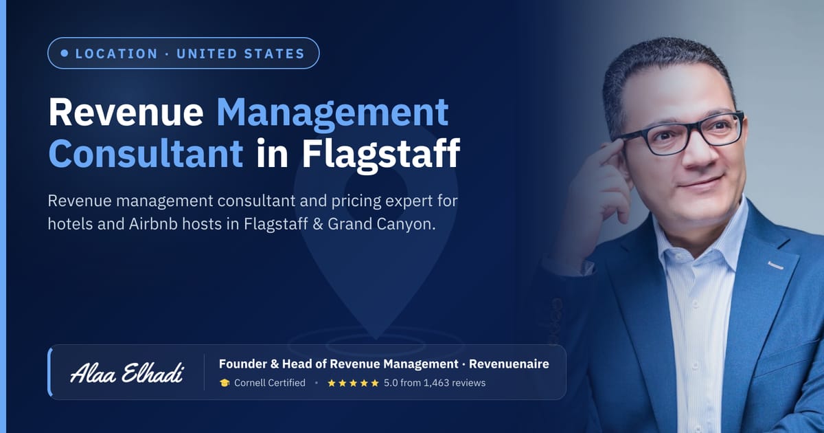Revenue management consultant in Flagstaff & Grand Canyon, United States