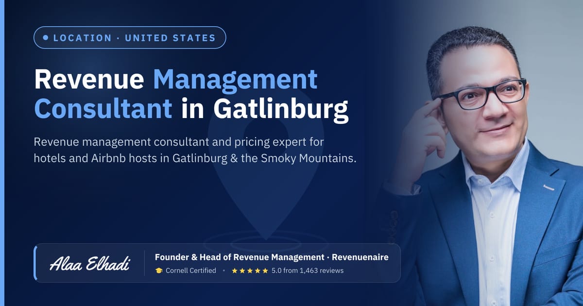 Revenue management consultant in Gatlinburg & the Smoky Mountains, United States