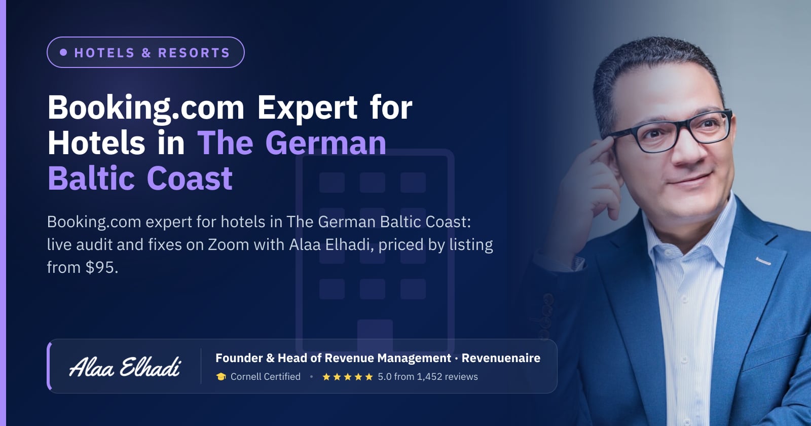 Booking.com Optimization Expert for Hotels in The German Baltic Coast (Rugen & Usedom), Germany