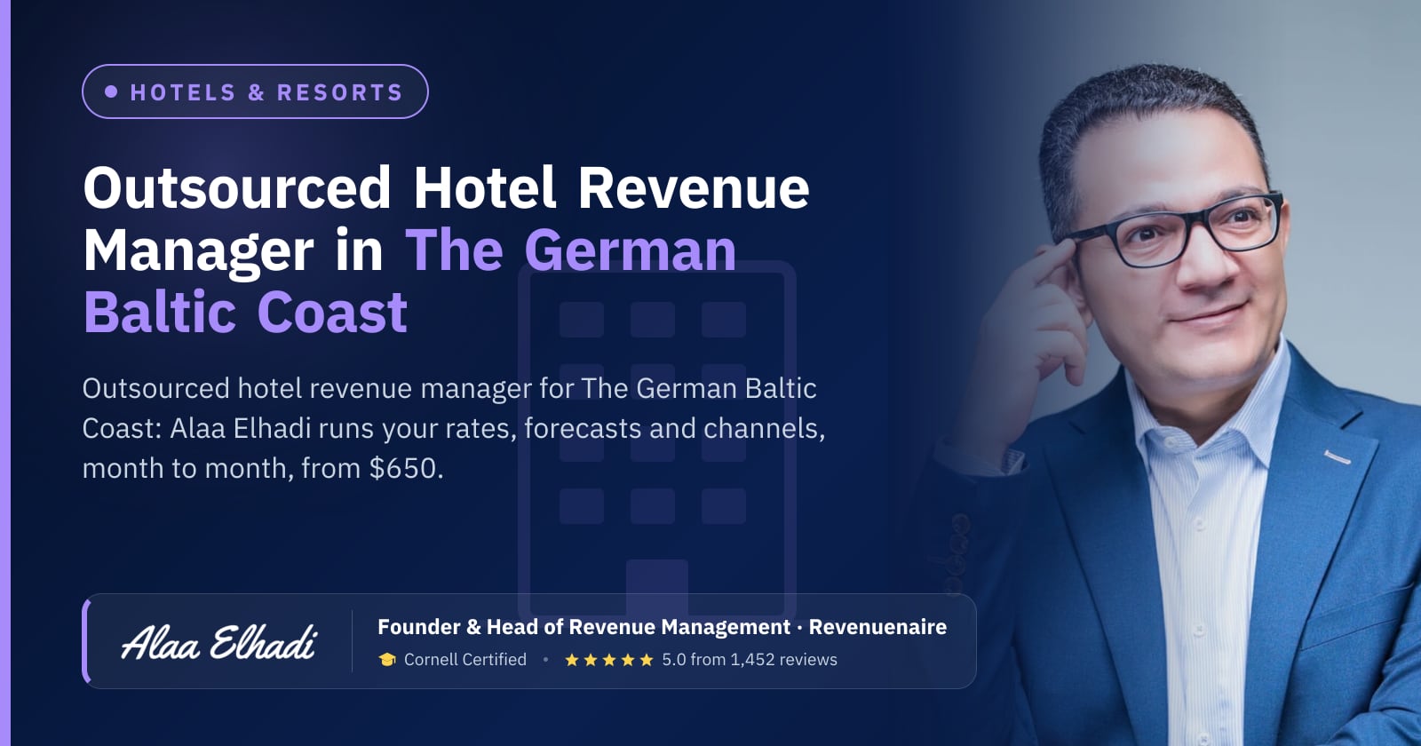 Outsourced Hotel Revenue Manager in The German Baltic Coast (Rugen & Usedom), Germany