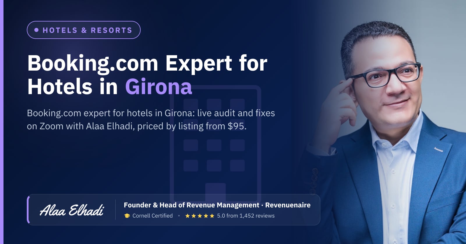 Booking.com Optimization Expert for Hotels in Girona & the Costa Brava, Spain