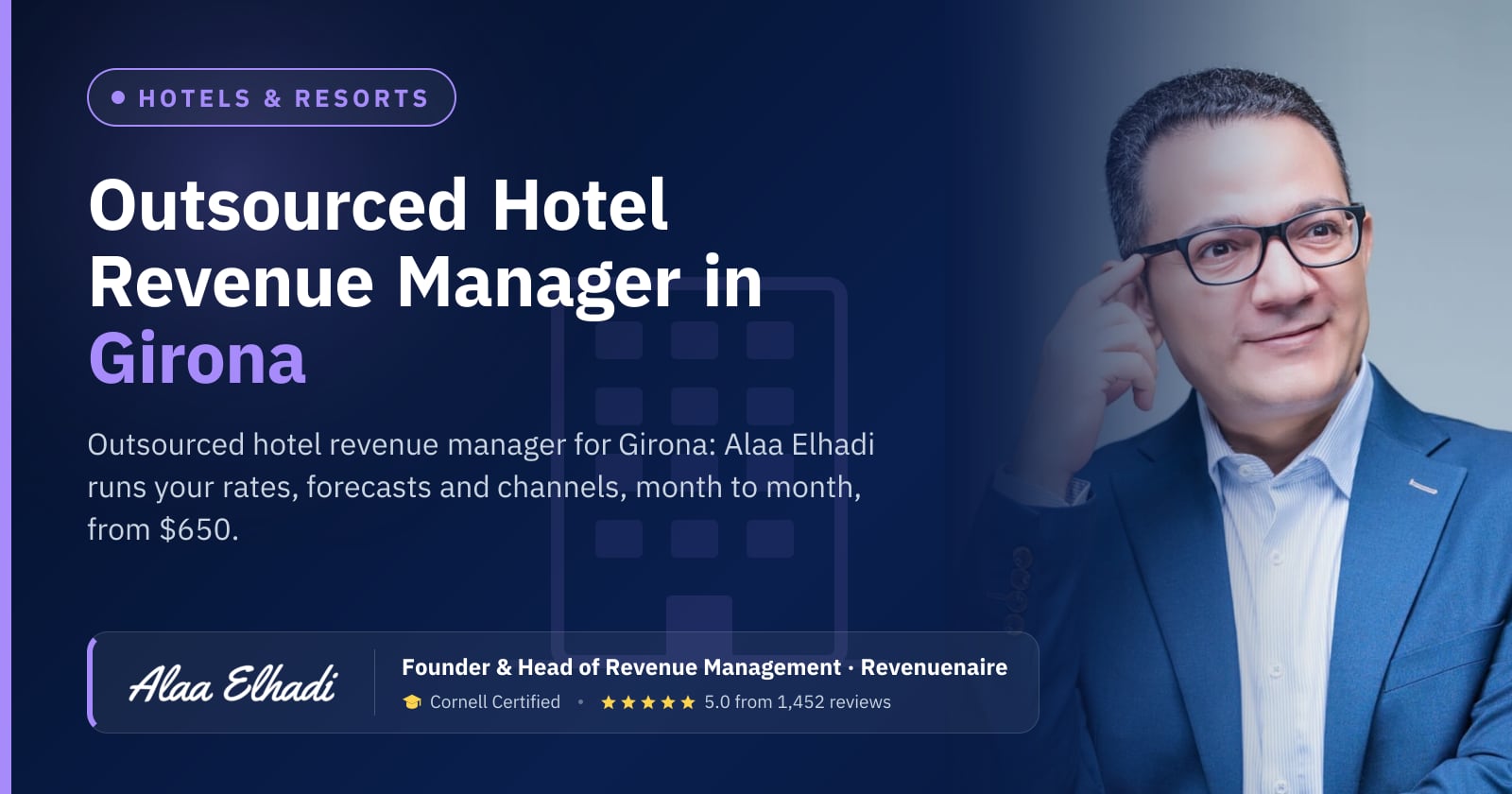 Outsourced Hotel Revenue Manager in Girona & the Costa Brava, Spain