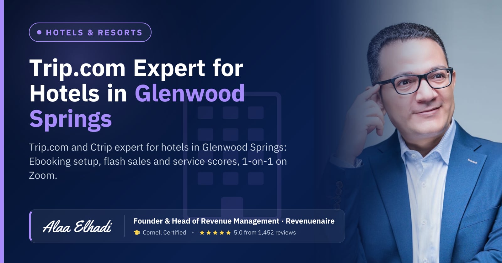 Trip.com Optimization Expert for Hotels in Glenwood Springs, United States