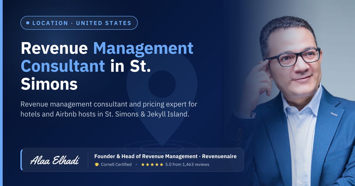 Revenue management consultant in St. Simons & Jekyll Island, United States