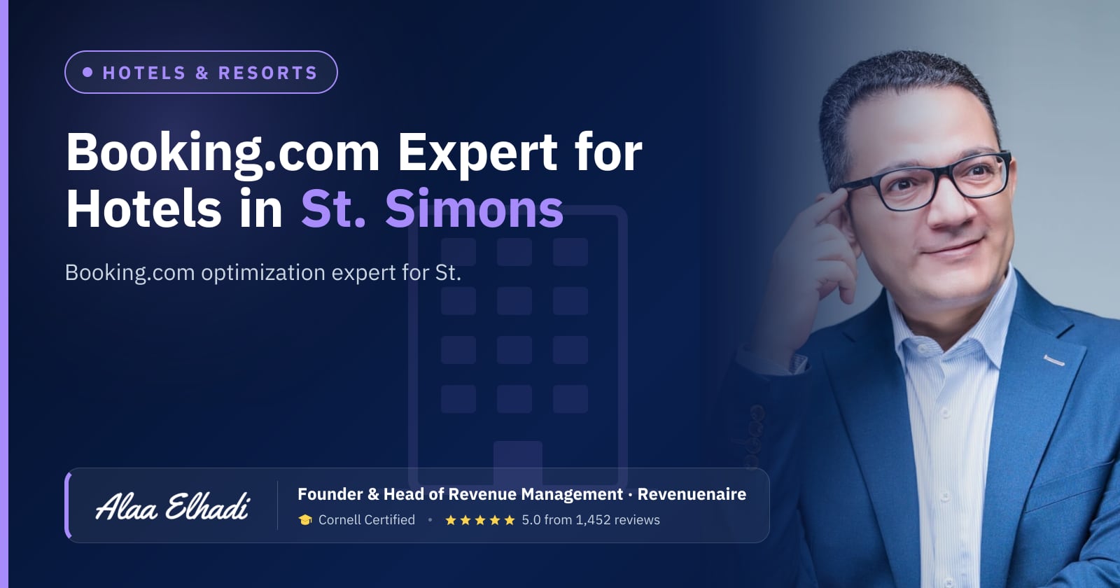 Booking.com Optimization Expert for Hotels in St. Simons & Jekyll Island, United States
