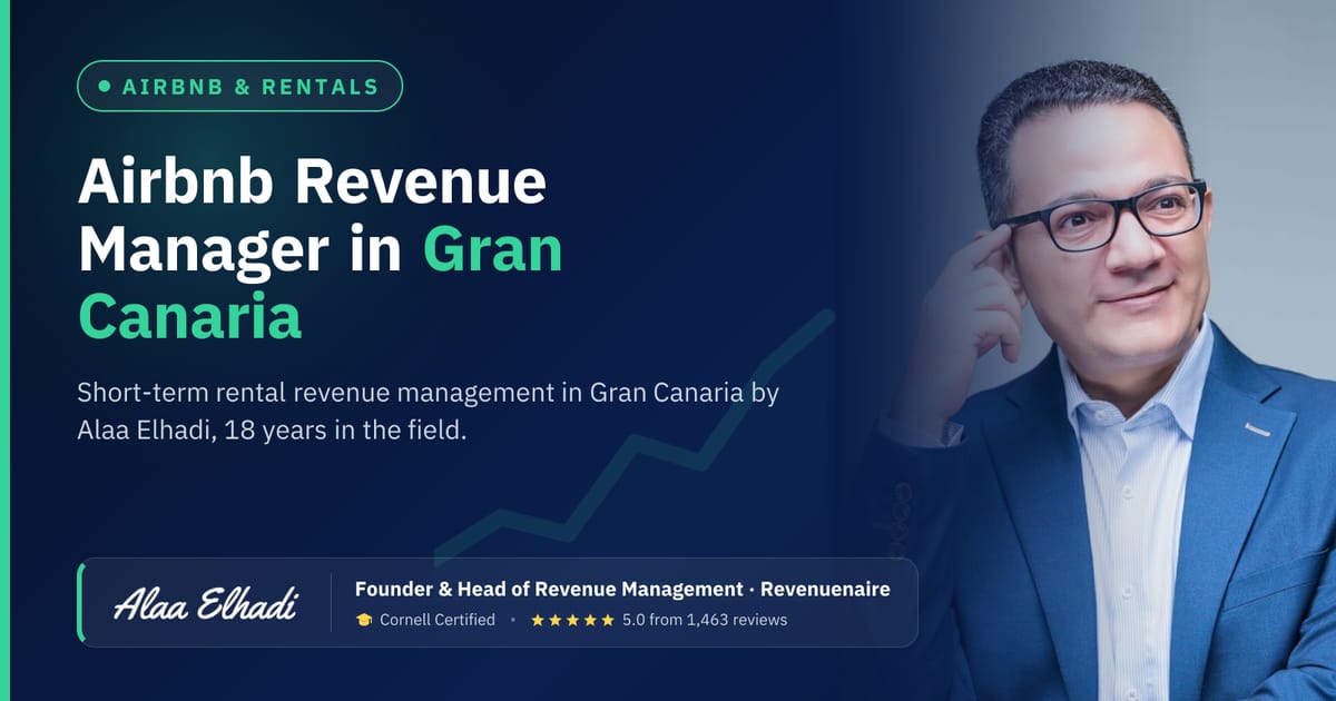 Airbnb Revenue Management Consultant in Gran Canaria, Spain