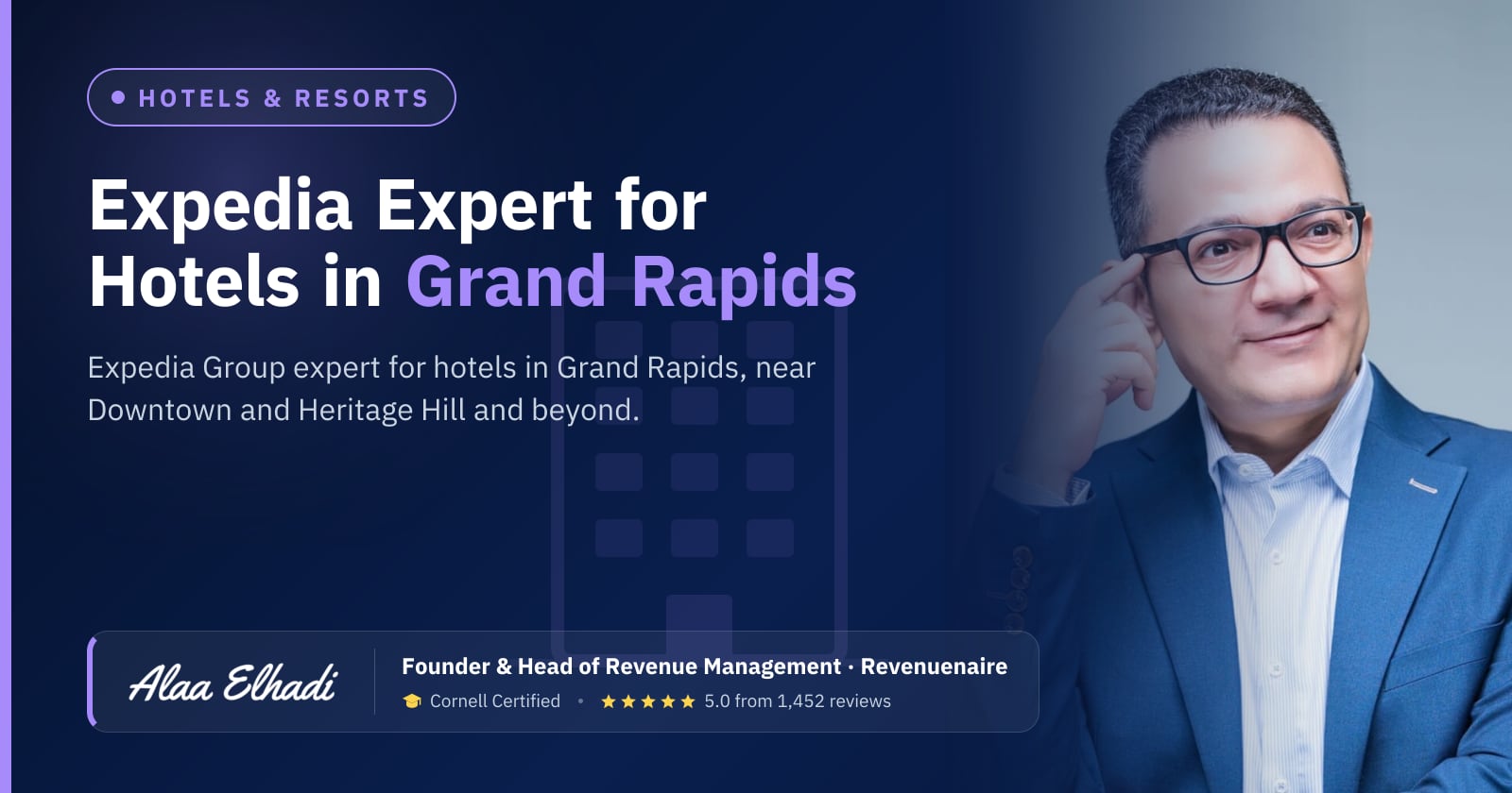 Expedia Optimization Expert for Hotels in Grand Rapids & the Lakeshore, United States