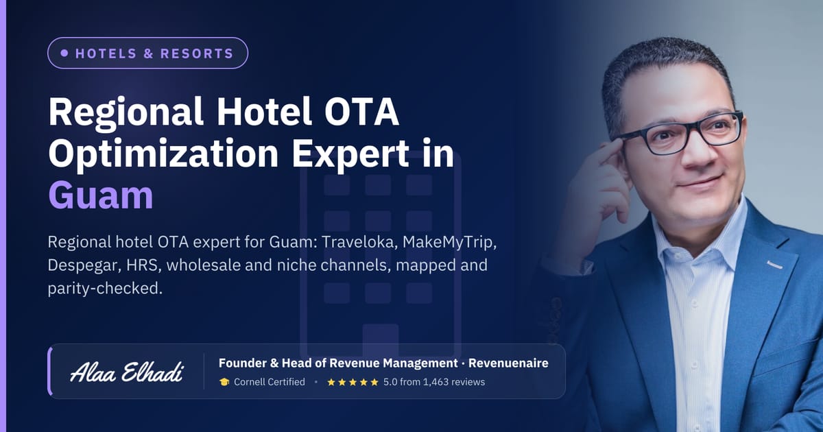Regional Hotel OTA Optimization Expert in Guam, United States