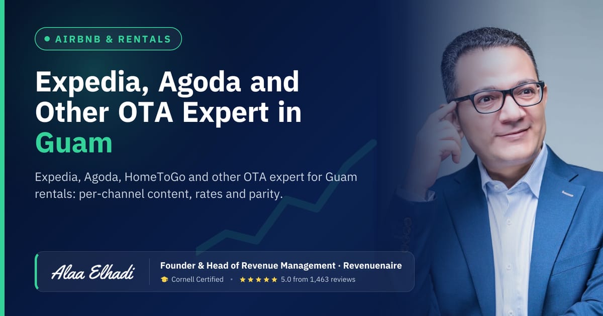 Expedia, Agoda and Other OTA Expert in Guam, United States