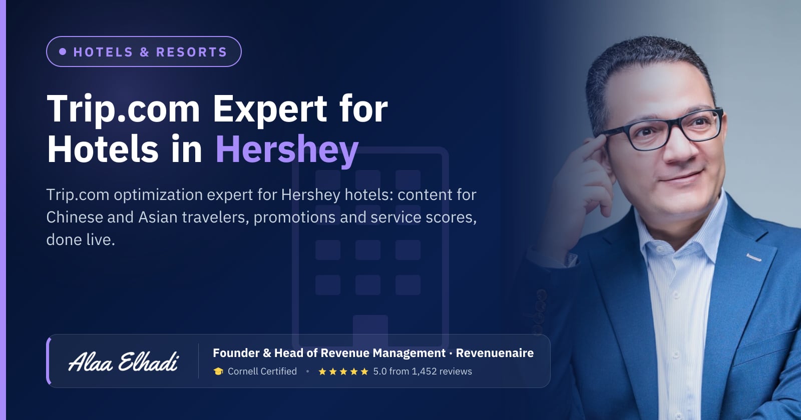 Trip.com Optimization Expert for Hotels in Hershey & Harrisburg, United States