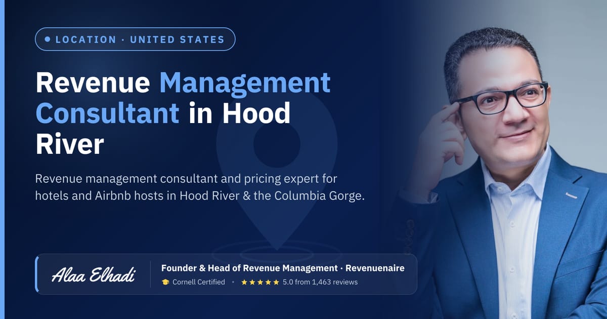 Revenue management consultant in Hood River & the Columbia Gorge, United States