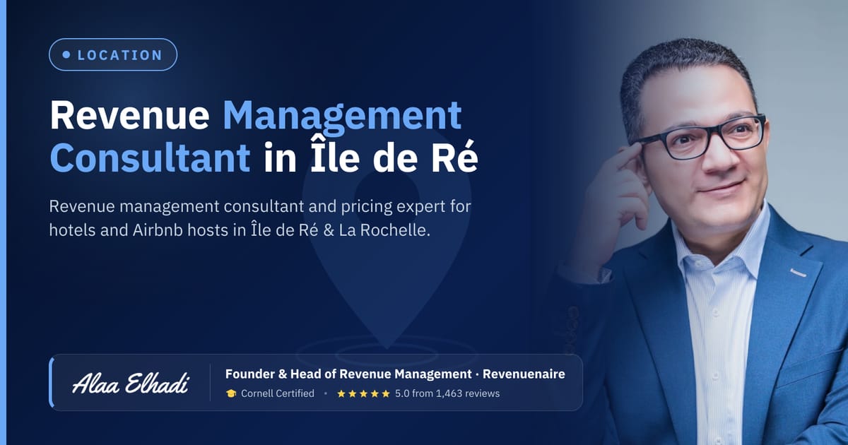 Revenue management consultant in Île de Ré & La Rochelle, France