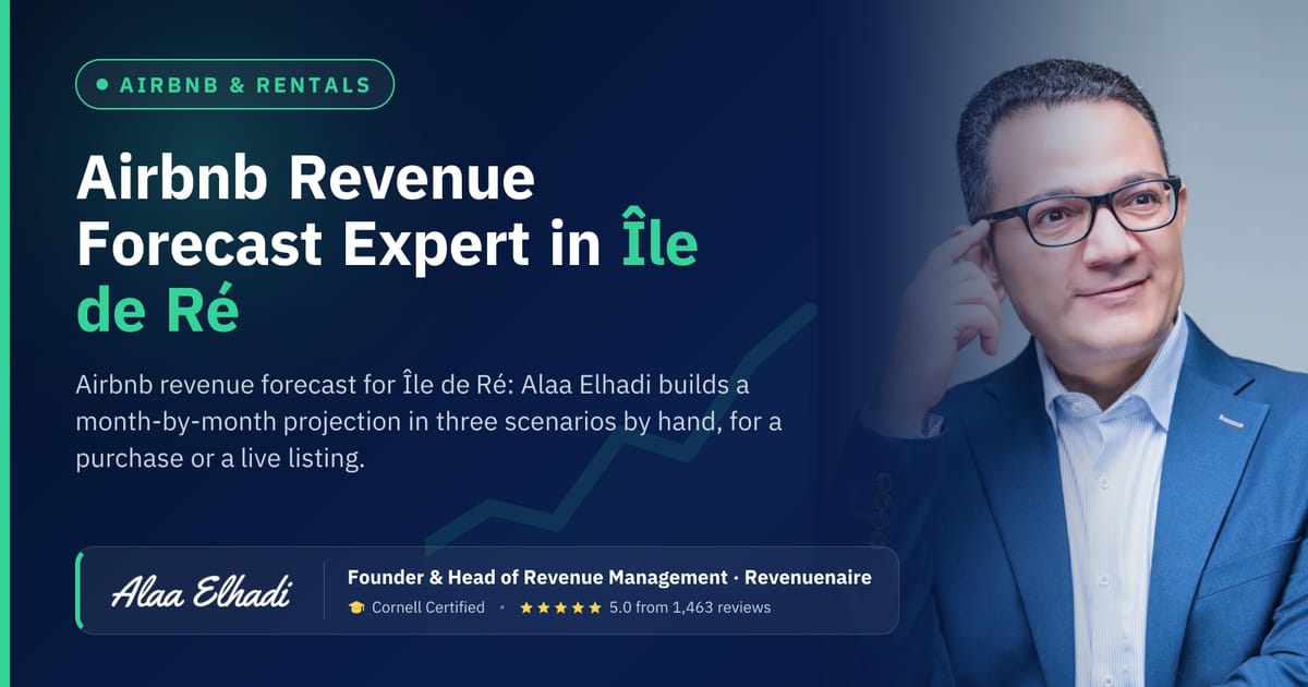 Airbnb Revenue Forecast Expert in Île de Ré & La Rochelle, France