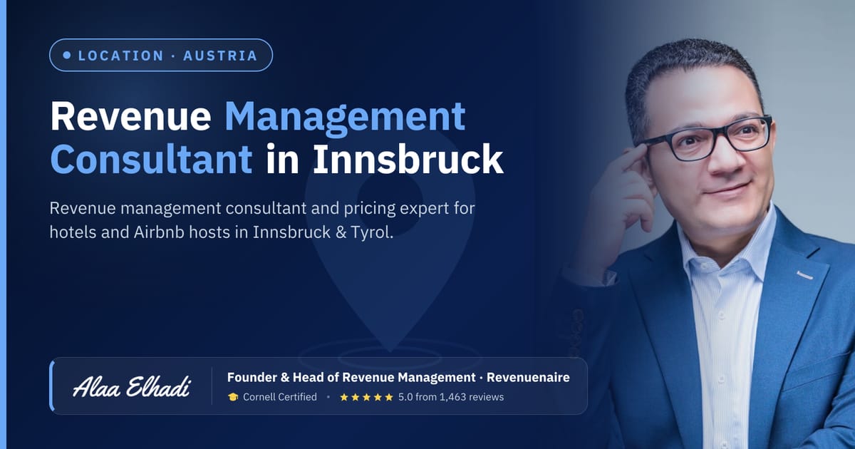 Revenue management consultant in Innsbruck & Tyrol, Austria
