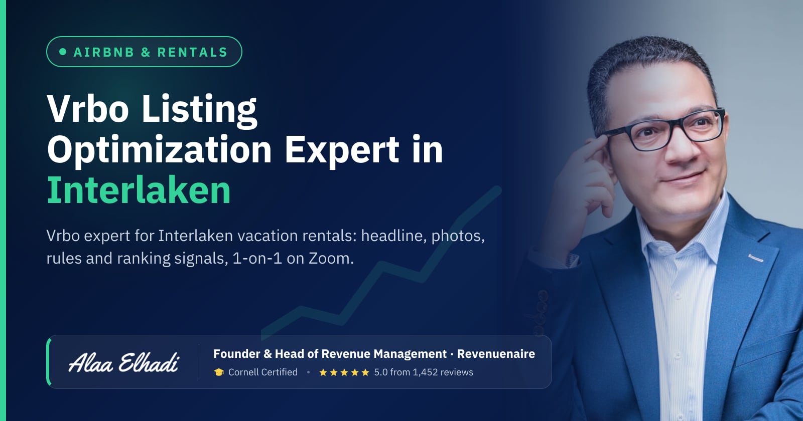 Vrbo Listing Optimization Expert in Interlaken & the Bernese Oberland, Switzerland