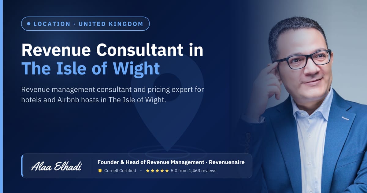 Revenue management consultant in The Isle of Wight, United Kingdom