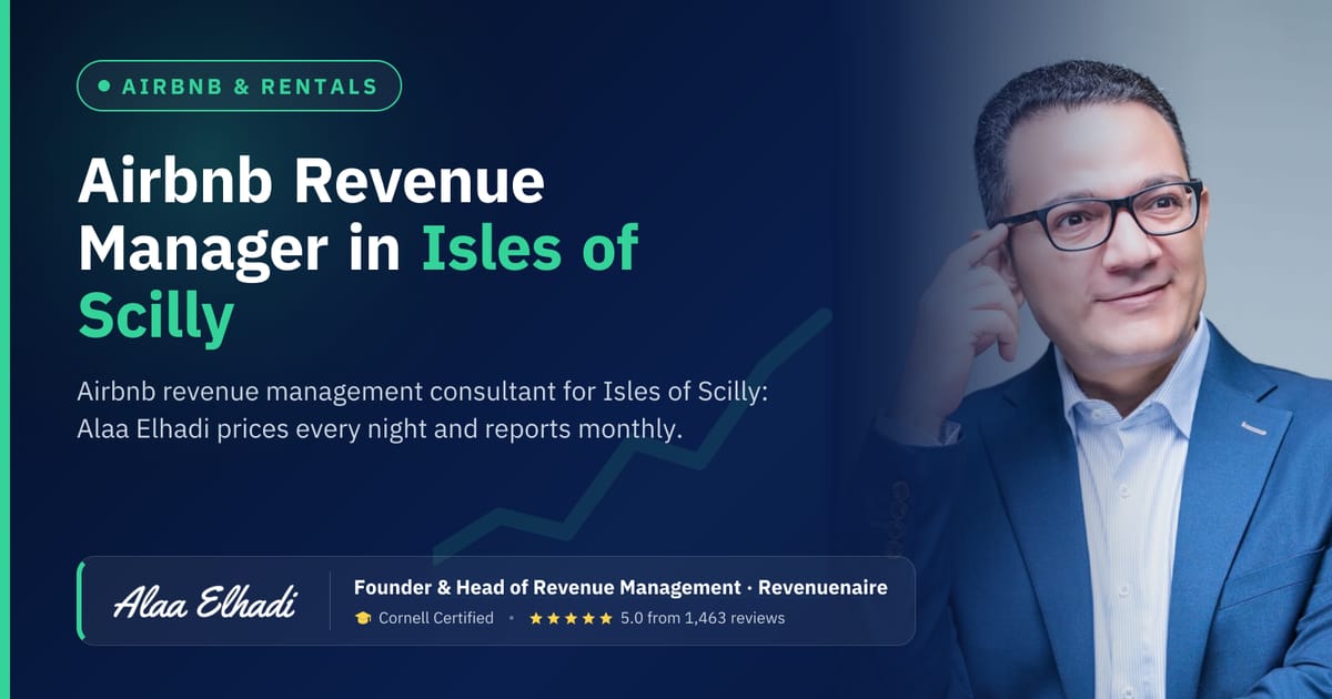Airbnb Revenue Management Consultant in Isles of Scilly, United Kingdom