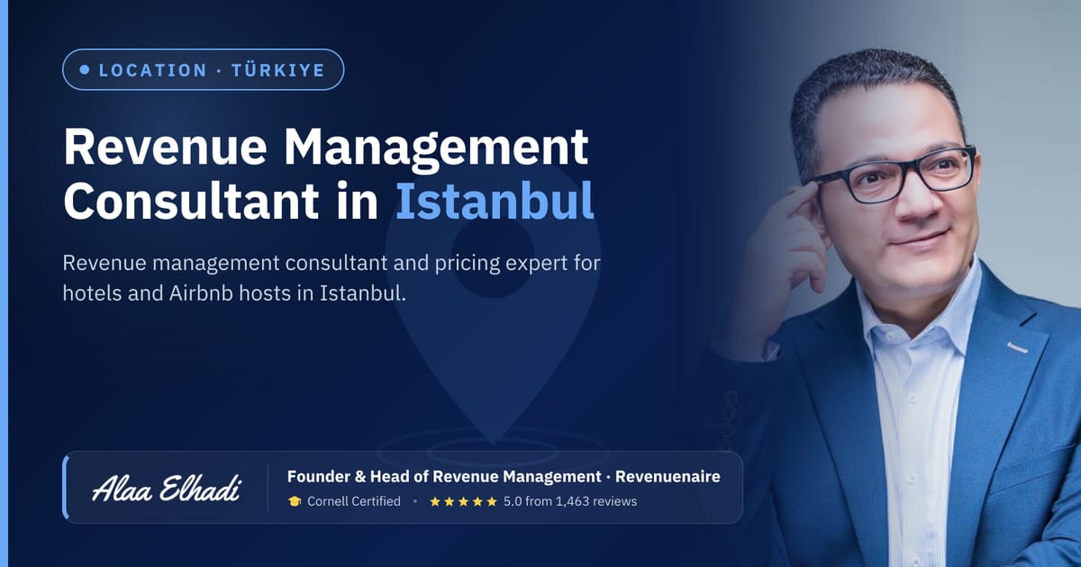 Revenue management consultant in Istanbul, Türkiye