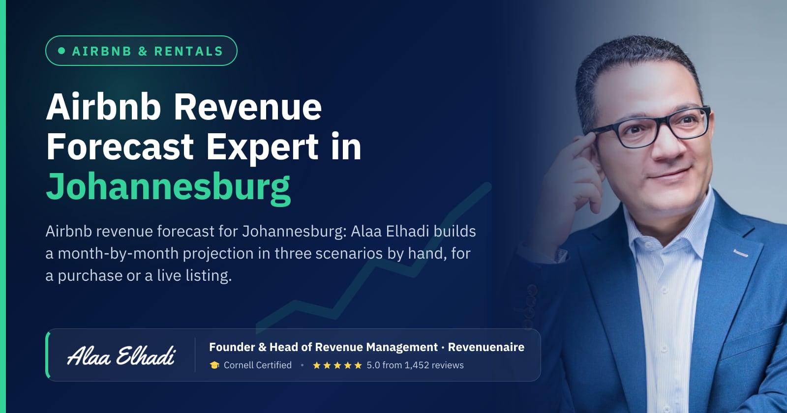 Airbnb Revenue Forecast Expert in Johannesburg & Kruger, South Africa