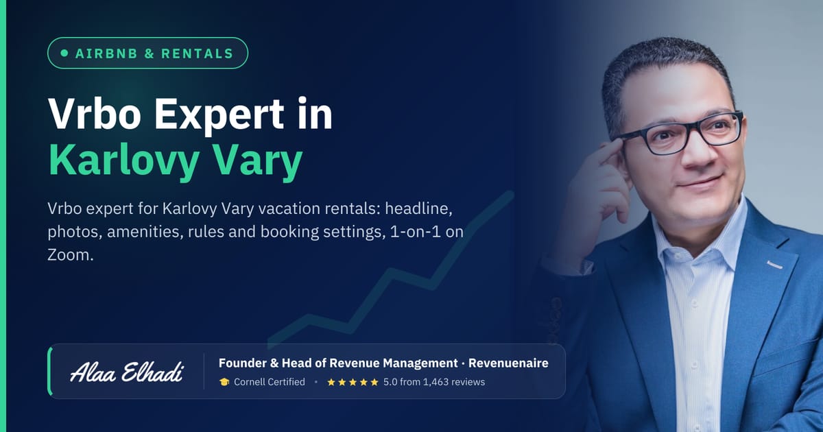 Vrbo Listing Optimization Expert in Karlovy Vary & the Spa Triangle, Czech Republic