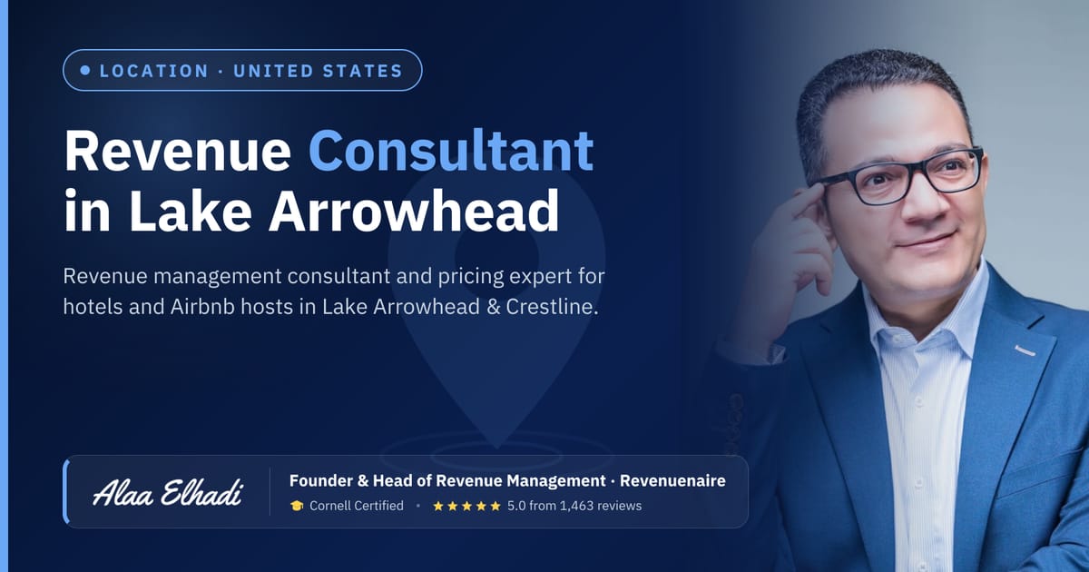 Revenue management consultant in Lake Arrowhead & Crestline, United States