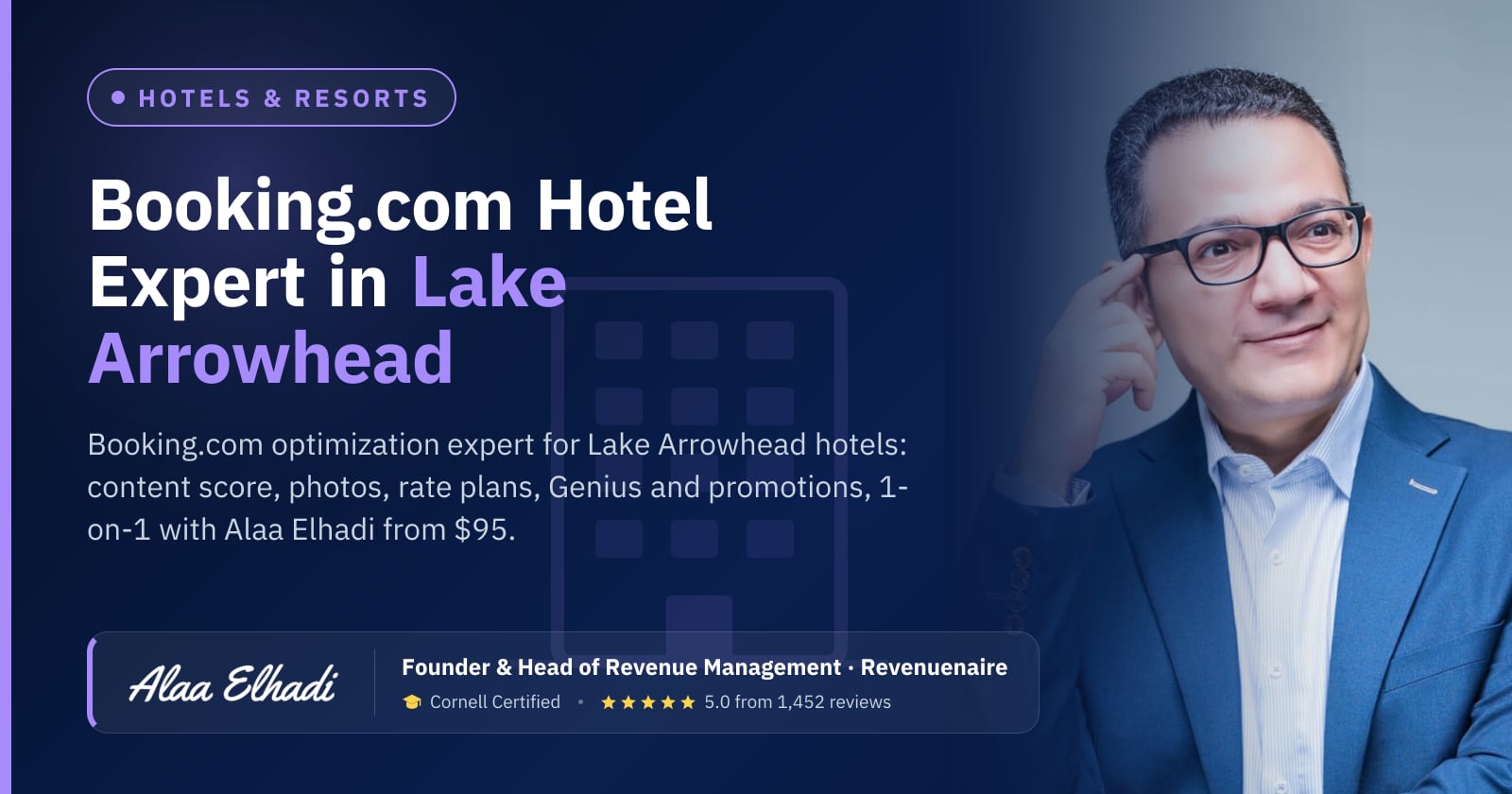 Booking.com Optimization Expert for Hotels in Lake Arrowhead & Crestline, United States