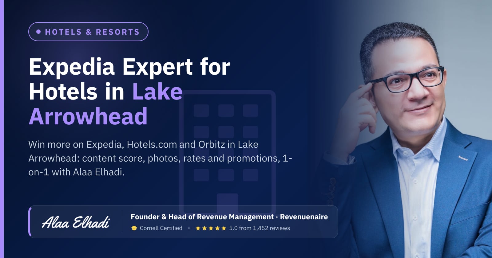 Expedia Optimization Expert for Hotels in Lake Arrowhead & Crestline, United States