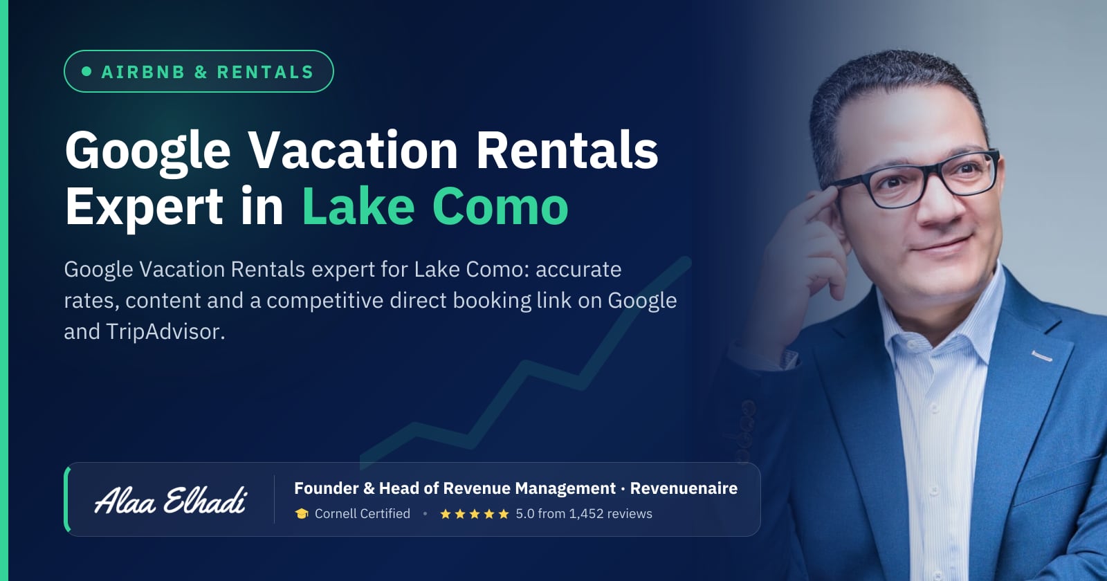 Google Vacation Rentals Expert in Lake Como & Lake Garda, Italy