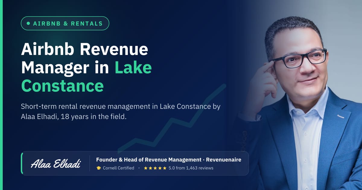 Airbnb Revenue Management Consultant in Lake Constance (Bodensee), Germany
