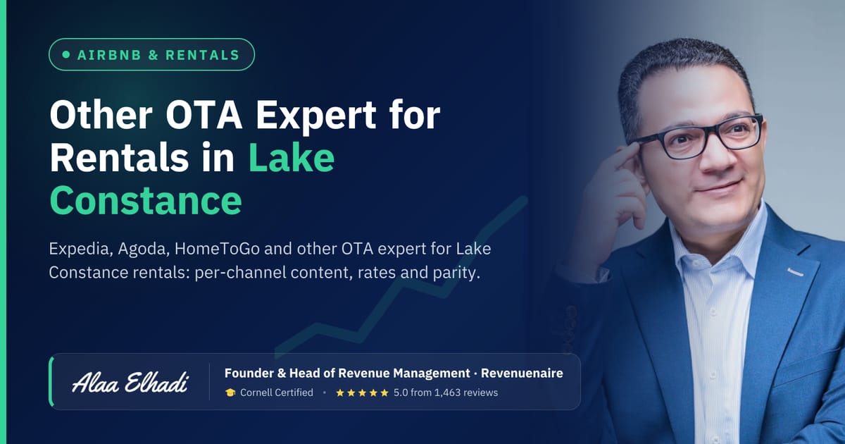 Expedia, Agoda and Other OTA Expert in Lake Constance (Bodensee), Germany