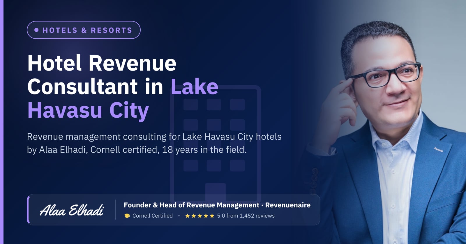 Hotel Revenue Management Consultant in Lake Havasu City, United States